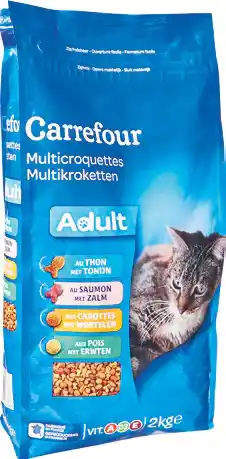 Carrefour Market Multicroquettes pour chat adulte offre