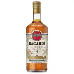 E.Leclerc Rhum traditionnel bacardi anejo - porto-rico, 40% vol. - 70 cl offre