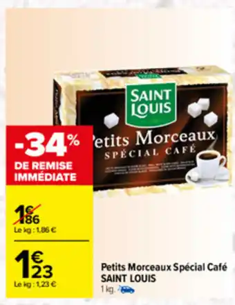 Carrefour Petits Morceaux Spécial Café offre