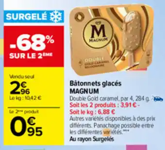 Carrefour Bâtonnets glacés offre