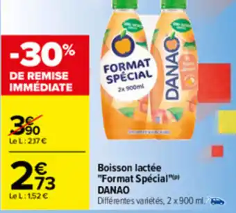 Carrefour Boisson Lactée Format Spécial offre