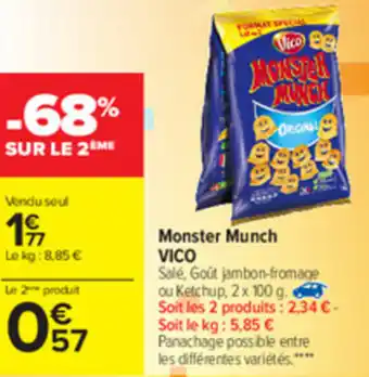 Carrefour Monster Munch offre