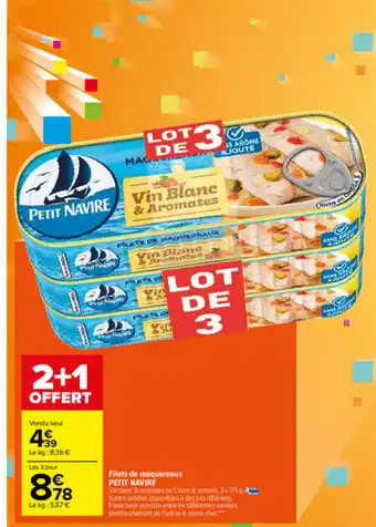 Carrefour Filets De Maquereaux offre