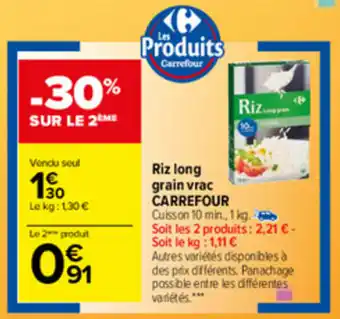 Riz Long Grain Vrac