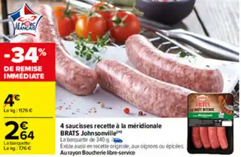 Carrefour 4 Saucisses Recette À La Méridionale offre