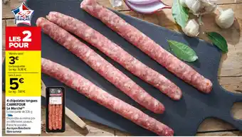 Carrefour 4 Chipolatas Longues offre