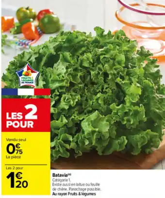 Carrefour Batavia offre