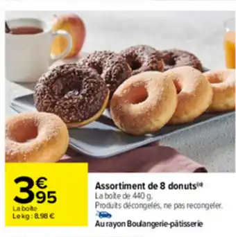 Carrefour Assortiment De 8 Donuts offre