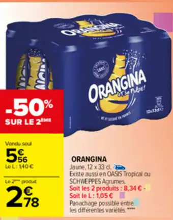 Carrefour Orangina offre