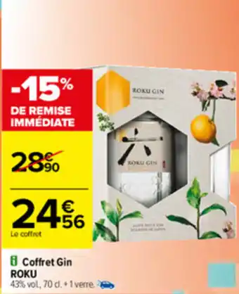 Carrefour Coffret Gin Roku offre