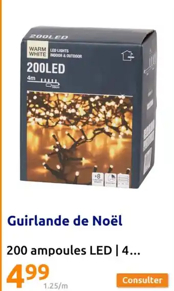 Action Guirlande de Noël offre