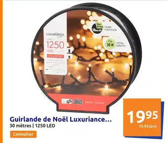 Action Guirlande de Noël Luxuriance... offre
