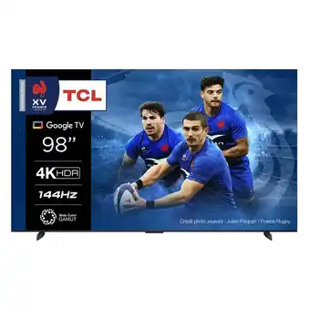 Carrefour Tcl téléviseur led 4k* - 248 cm offre
