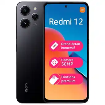 Carrefour Xiaomi smartphone redmi 12 offre