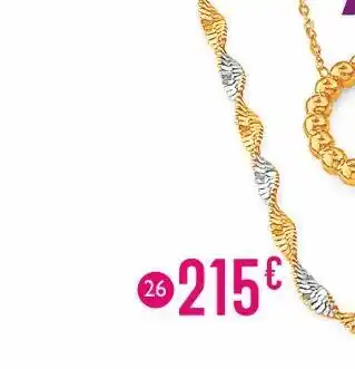 E.Leclerc Collier maille torsadée offre