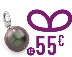 E.Leclerc Pendentif perle de culture de tahiti offre