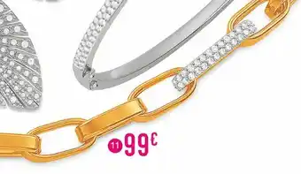 E.Leclerc Bracelet en bronze plaqué offre