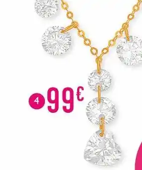 E.Leclerc Collier oxydes de zirconium offre