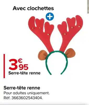 Serre-tête renne