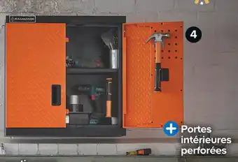 Castorama Magnusson armoire murale 2 portes offre