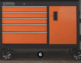 Castorama Magnusson servante atelier 5 tiroirs + porte offre