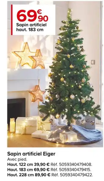 Castorama Sapin artificiel eiger offre