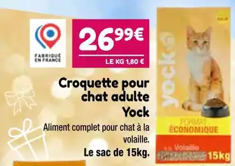 Yock croquette pour chat adulte