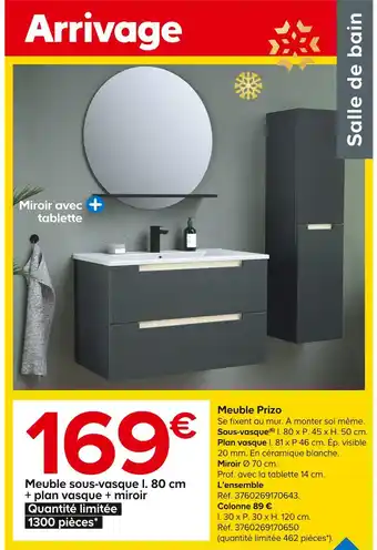 Castorama Meuble prizo offre