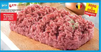 Leader Price HACHÉ PORC ET BOEUF ÉPICÉ offre