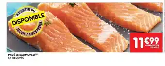 Leader Price PAVÉ DE SAUMON X4 offre