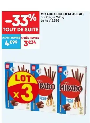 MIKADO CHOCOLAT AU LAIT