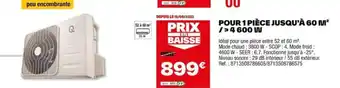 Brico Dépôt POUR 1 PIÈCE JUSQU'À 60 offre