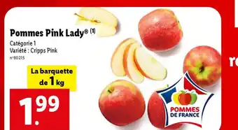 Lidl Pommes Pink Lady offre