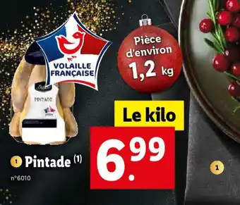Lidl PINTADE offre