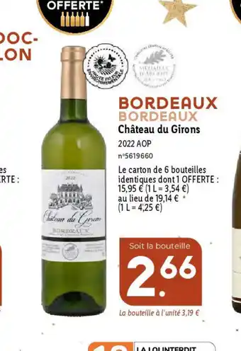 Lidl Château du Girons offre
