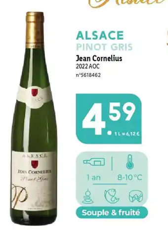 Lidl ALSACE PINOT GRIS Jean Cornelius offre