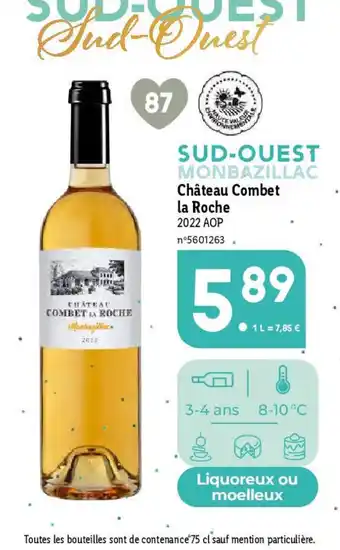 Lidl Château Combet la Roche offre