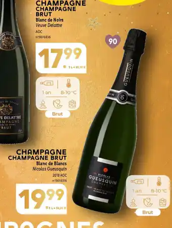 CHAMPAGNE BRUT Blanc de Blancs Nicolas Gueusquin