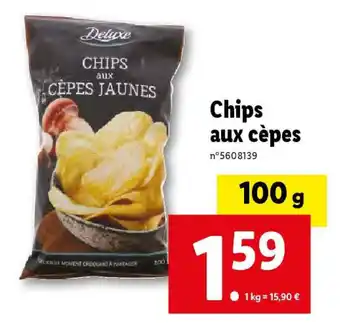 Lidl Chips aux cèpes offre