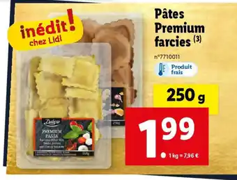 Lidl Pâtes Premium farcies (3) offre