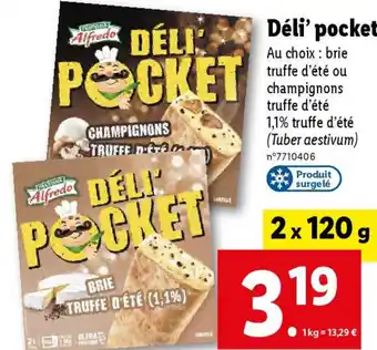 Lidl Déli' pocket offre