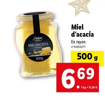 Lidl Miel d'acacia offre
