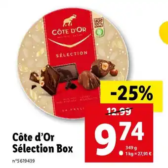 Lidl Côte d'Or Sélection Box offre