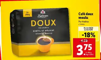 Lidl Café doux moulu offre