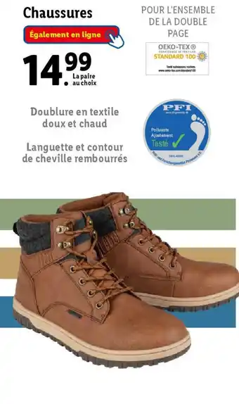 Lidl Chaussures offre