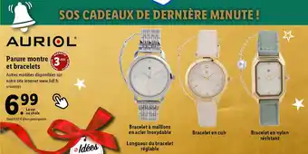 Parure montre et bracelets