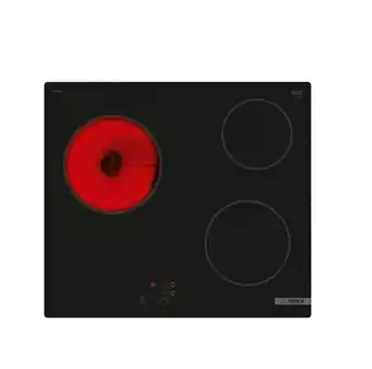 Bricorama Table de cuisson vitrocéramique 60cm 3 feux 5400w noir - pkm61raa8f offre