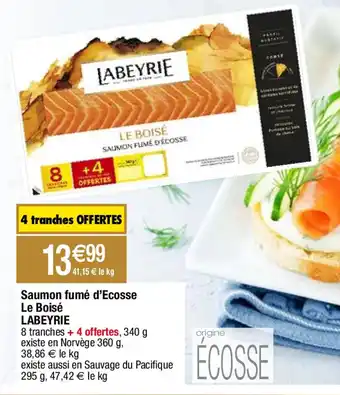 Migros Saumon fumé d'Ecosse Le Boisé offre