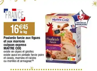 Migros Poularde farcie aux figues et aux marrons cuisson express MAÎTRE COQ offre