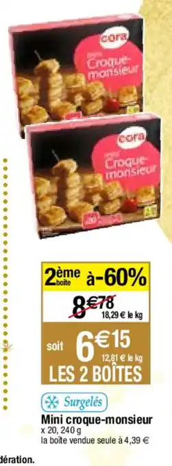 Mini croque-monsieur